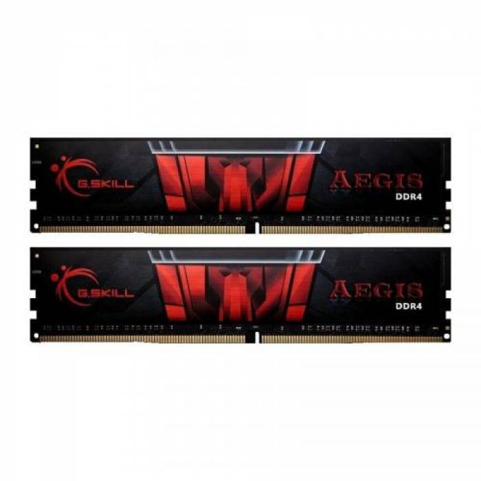 Kit Memorie G.Skill Aegis 16GB, DDR4-2666MHz, CL19, Dual Channel