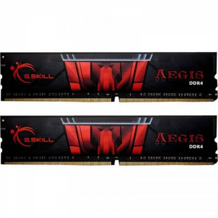 Kit Memorie G.Skill Aegis 16GB, DDR4-3000MHZ, CL16, Dual Channel