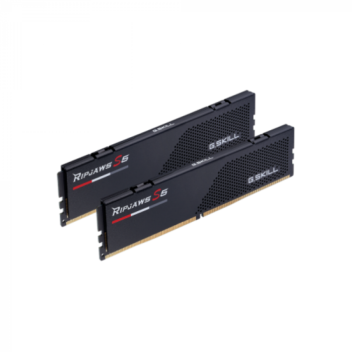 Kit Memorie G.Skill Ripjaws S5 Black 32GB, DDR5-5200MHz, CL40, Dual Channel
