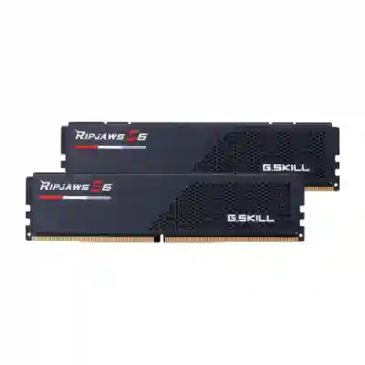 Kit Memorie G.Skill Ripjaws S5 Black 32GB, DDR5-5600MHz, CL40, Dual Channel