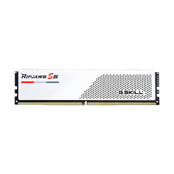 Kit Memorie G.Skill Ripjaws S5 White 32GB, DDR5-5600MHz, CL40, Dual Channel