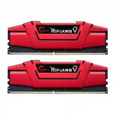 Kit Memorie G.Skill Ripjaws V Red 32GB, DDR4-3600MHz, CL19, Dual Channel