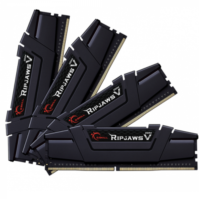 Kit Memorie G.SKILL RipjawsV 32GB, DDR4-3600Mhz, CL16, Quad Channel Kit Memorie G.SKILL RipjawsV 32GB, DDR4-3600Mhz, CL16, Quad Channel