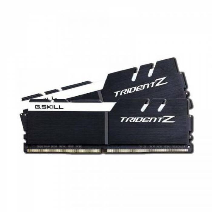 Kit Memorie G.Skill Trident Z Black/White 32GB, DDR4-3600MHz, CL17, Dual Channel