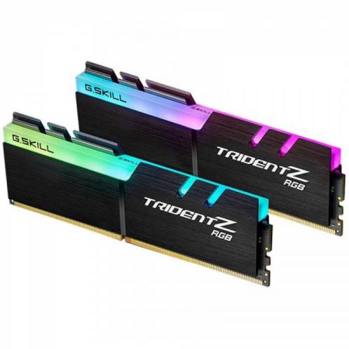 Kit Memorie G.Skill Trident Z RGB 32GB, DDR4-4000MHz, CL19, Dual Channel