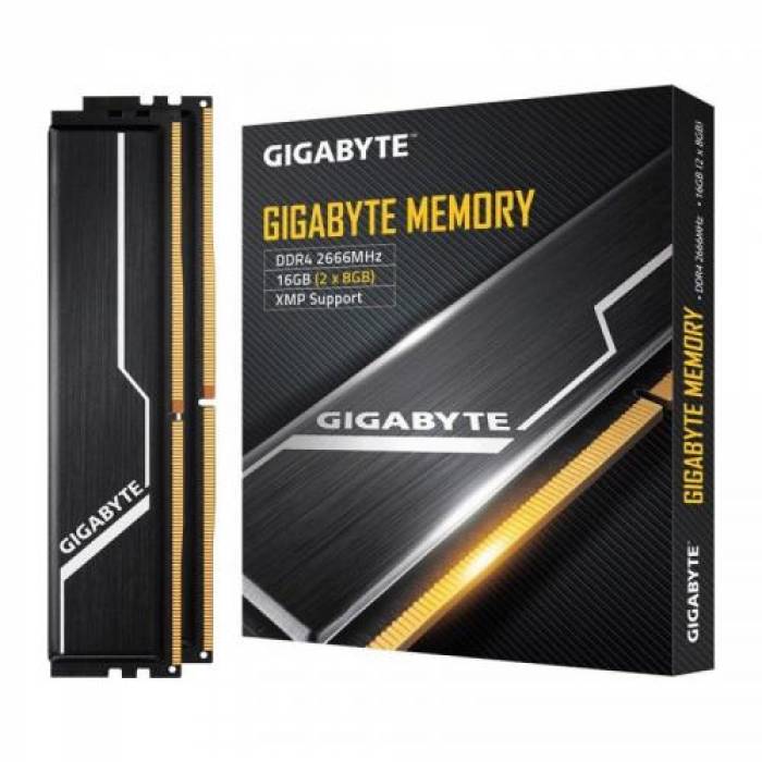 Kit Memorie GIGABYTE 16GB, DDR4-2666MHz, CL16, Dual Channel