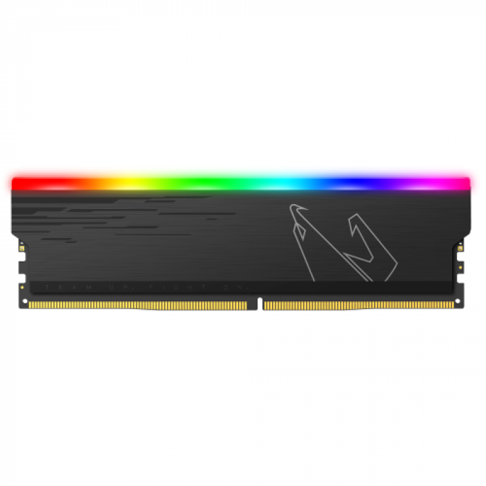 Kit Memorie Gigabyte AORUS RGB 16GB, DDR4-3733MHz, CL18, Dual Channel