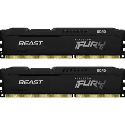 Kit Memorie Kingston FURY Beast 16GB, DDR3-1866Mhz, CL10, Dual Channel