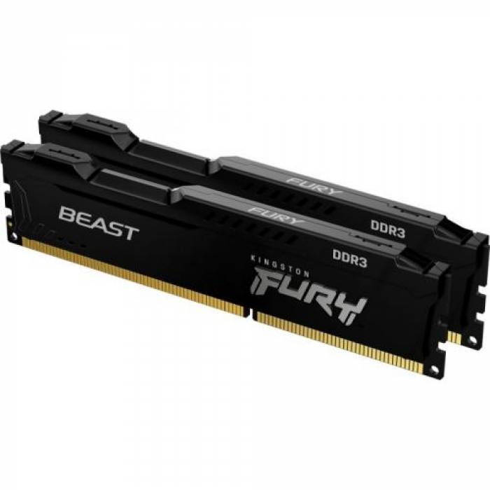 Kit Memorie Kingston FURY Beast 16GB, DDR3-1866Mhz, CL10, Dual Channel