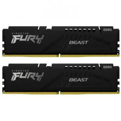 Kit Memorie Kingston Fury Beast 16GB, DDR5-4800Mhz, CL38, Dual Channel