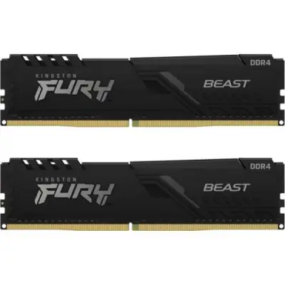 Kit Memorie Kingston FURY Beast 32GB, DDR4-2666Mhz, CL16, Dual Channel