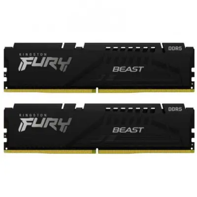 Kit Memorie Kingston Fury Beast 32GB, DDR5-5200Mhz, CL40, Dual Channel