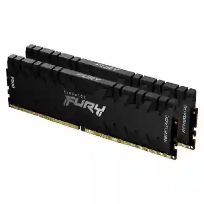 Kit Memorie Kingston Fury Renegade Black 16GB, DDR4-2666Mhz, CL13, Dual Channel