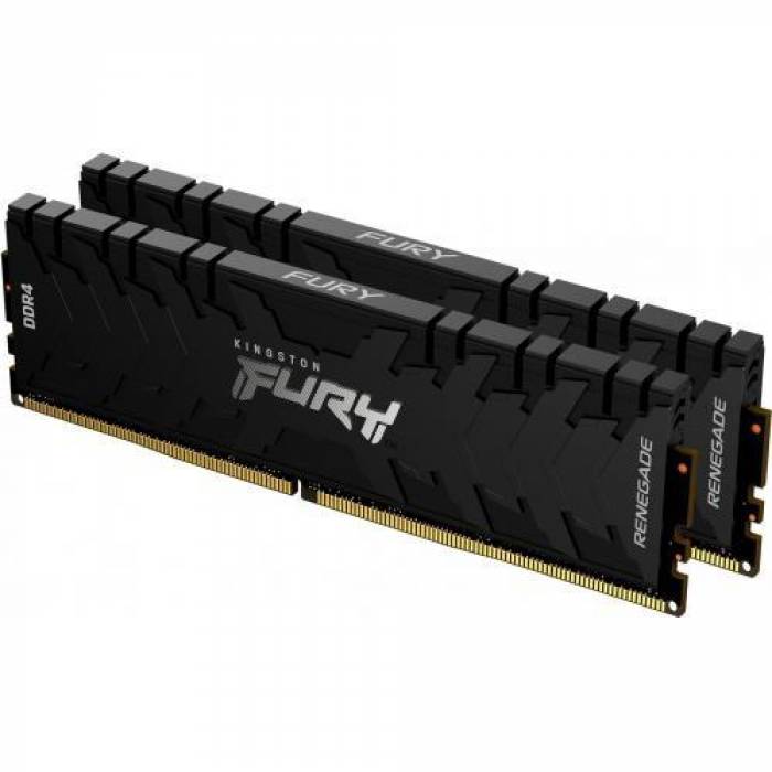 Kit Memorie Kingston Fury Renegade Black 32GB, DDR4-3600Mhz, CL16, Dual Channel