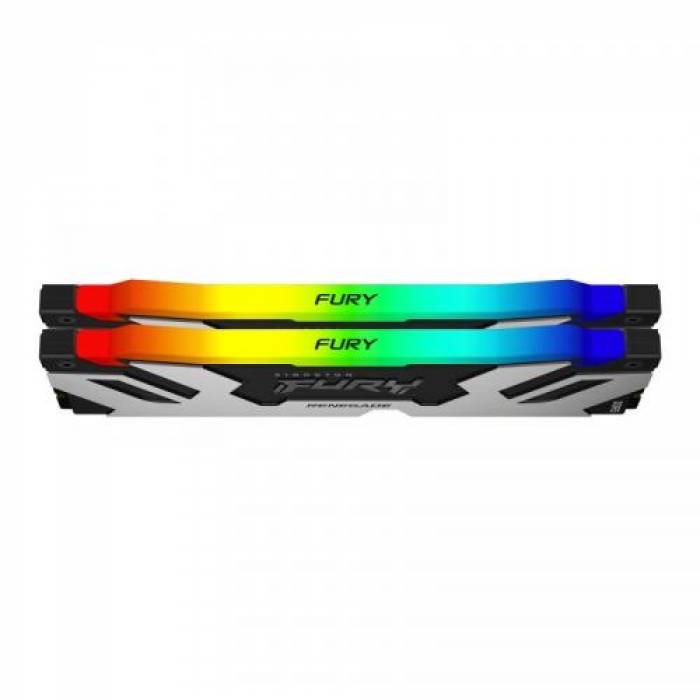 Kit Memorie Kingston Fury Renegade RGB 32GB, DDR5-6000Mhz, CL32, Dual Channel