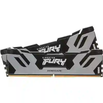 Kit Memorie Kingston FURY Renegade Silver, 32GB, DDR5-6800MHz, CL36, Dual Channel