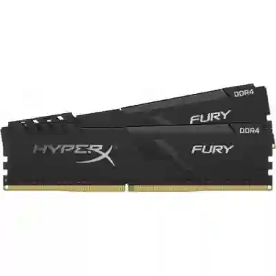 Kit Memorie Kingston HyperX FURY Black, 32GB, DDR4-3000MHz, CL15, Dual Channel