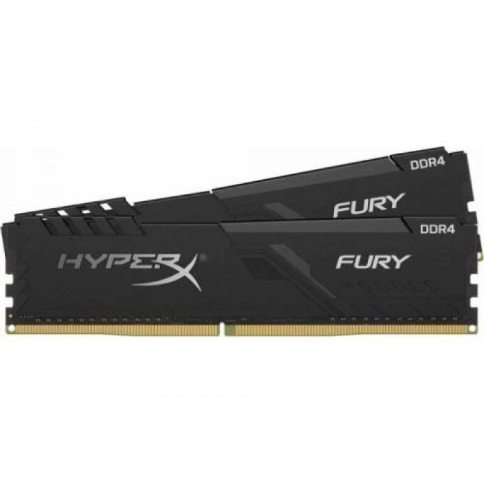 Kit Memorie Kingston HyperX FURY Black, 32GB, DDR4-3200MHz, CL16, Dual Channel