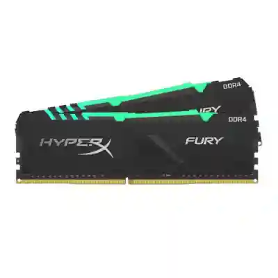 Kit Memorie Kingston HyperX FURY RGB, 16GB, DDR4-3000MHz, CL15