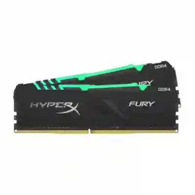 Kit Memorie Kingston HyperX Fury RGB 32GB, DDR4-3600Mhz, CL18, Dual Channel
