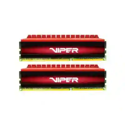 Kit Memorie Patriot Viper 4 Red 16GB, DDR4-3200MHz, CL16, Dual Channel