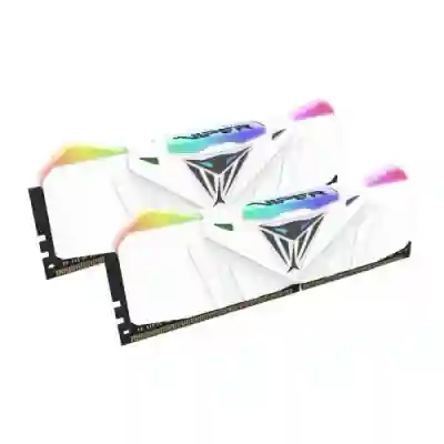 Kit Memorie Patriot Viper RGB White 16GB, DDR4-3000MHz, CL15, Dual Channel