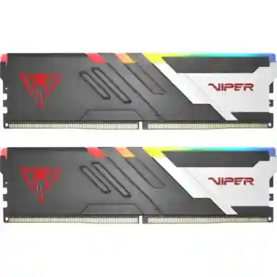 Kit Memorie Patriot Viper Venom RGB 64GB, DDR5-5200MHz, CL40, Dual Channel