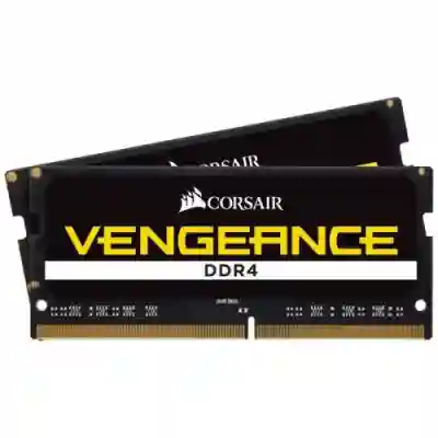 Kit Memorie SO-DIMM Corsair Vengeance 16GB DDR4-2666MHz, CL18