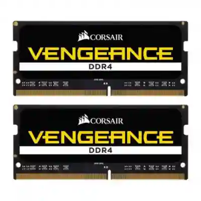 Kit Memorie SO-DIMM Corsair Vengeance, 32GB, DDR4-3000MHz, CL18, Dual Channel