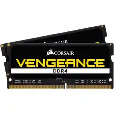Kit Memorie SO-DIMM Corsair Vengeance 32GB, DDR4-3200MHz, CL22, Dual Channel