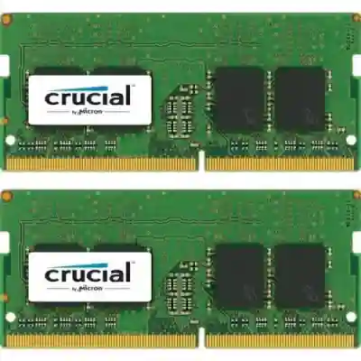 Kit Memorie SO-DIMM Crucial 32GB, DDR4-2400MHz, CL17