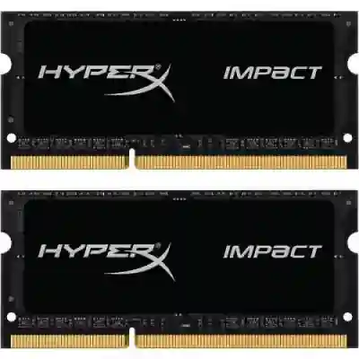 Kit Memorie SO-DIMM Kingston FURY Impact 16GB, DDR3L-1866MHz, CL11, Dual Channel