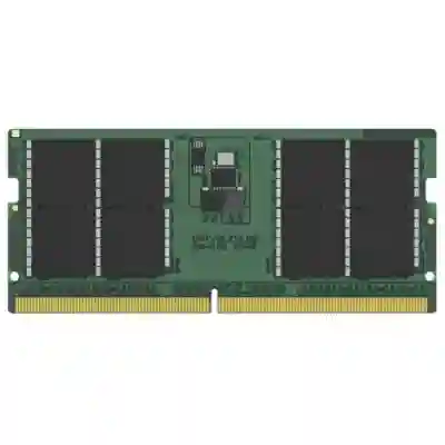 Kit Memorie SO-DIMM Kingston KVR52S42BD8K2-64, 64GB, DDR5-5200MHz, CL42, Dual Channel