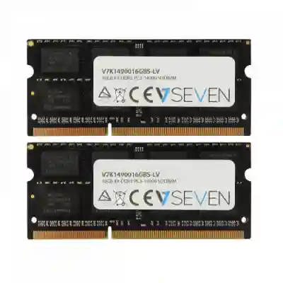 Kit Memorie SO-DIMM V7 V7K1490016GBS-LV, 16GB, DDR3-1866MHz, CL13, Dual Channel