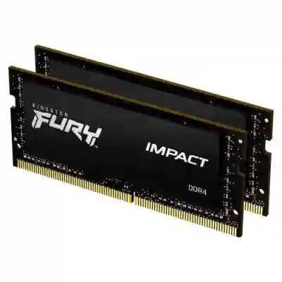Kit Memorie SODIMM Kingston Impact 16GB, DDR4-3200Mhz, CL20, Dual Channel