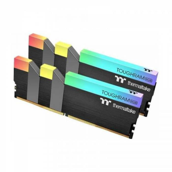 Kit Memorie Thermaltake Toughram RGB, 16GB, DDR4-4000MHz, CL19, Dual Channel