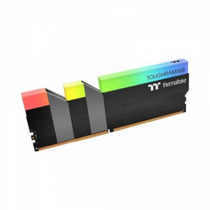 Kit Memorie Thermaltake Toughram RGB, 16GB, DDR4-4000MHz, CL19, Dual Channel