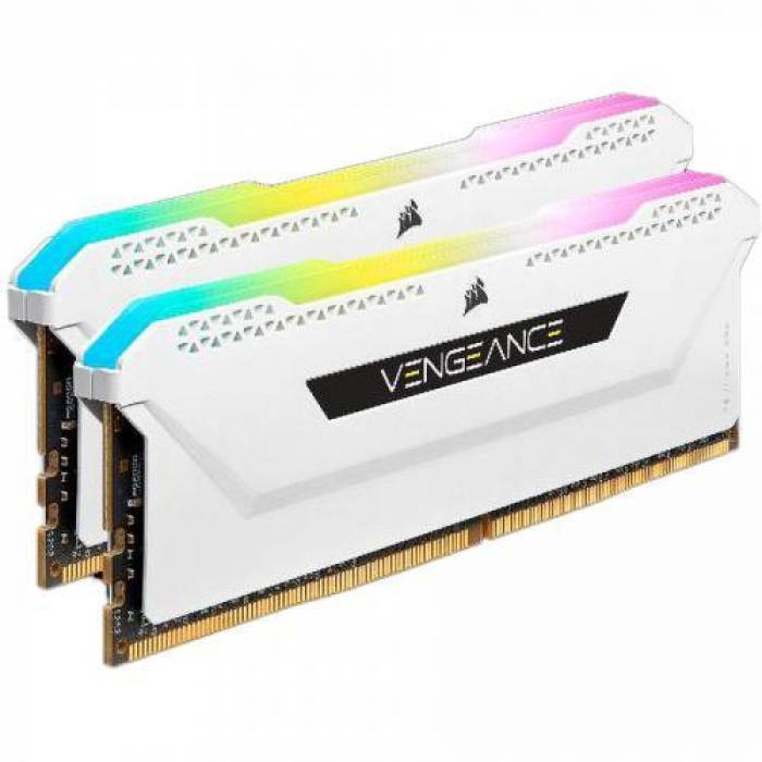 Kit Memorie Vengeance RGB PRO 32GB, DDR4-3200MHz, CL16, Dual Channel