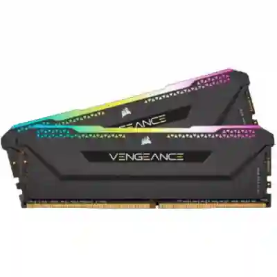 Kit Memorie Vengeance RGB PRO SL 32GB, DDR4-3200MHz, CL16, Dual Channel - AMD Edition