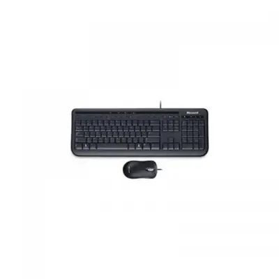 Kit Microsoft Desktop 600 - Tastatura, USB, Black + Mouse Optic, USB, Black