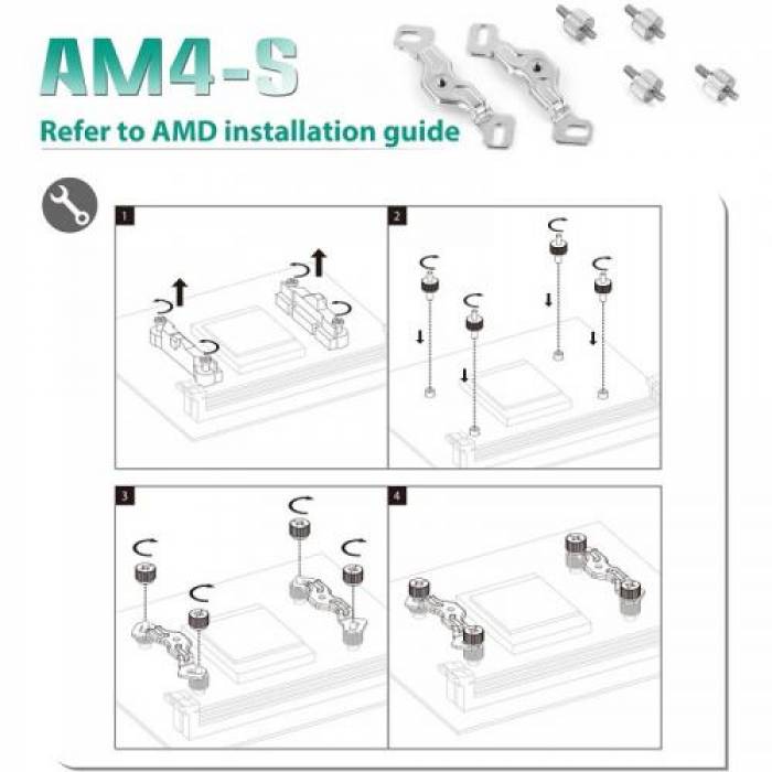 Kit montare Deepcool Assassin II AMD AM4