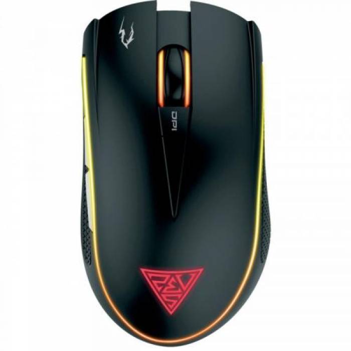 Kit Mouse Optic Gamdias Zeus E2, RGB LED, USB, Black + Mouse Pad Nyx E1, Black