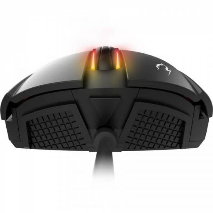 Kit Mouse Optic Gamdias Zeus E2, RGB LED, USB, Black + Mouse Pad Nyx E1, Black