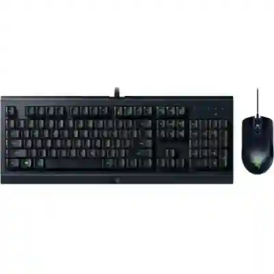 Kit Razer RZ84-02740100-B3M1 - Tastatura Cynosa Lite, RGB LED, USB, Black + Mouse Optic, USB, Black