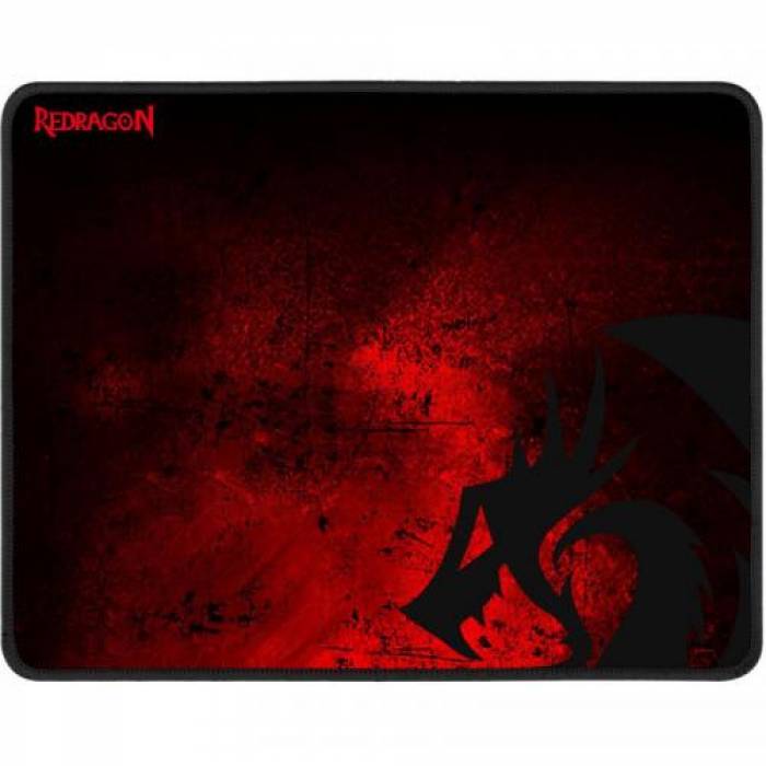 Kit Redragon M601-BA - Mouse Optic Centrophorus M601, USB, Black-Red + Mouse Pad, Black-Red