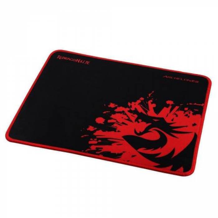 Kit Redragon S112 - Tastatura, USB, Black + Mouse Optic, USB, Black-Red + Casti cu microfon, USB, Black-Red + Mouse Pad, Black-Red