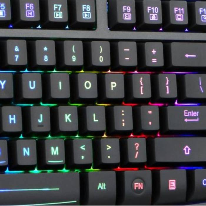 Kit Redragon - Tastatura, RGB LED, USB, Black + Mouse Optic, USB, Black + Casti Stereo, 3.5mm jack, Black-Red + Mouse Pad, Black-Red