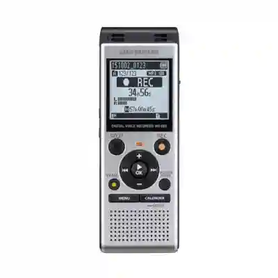 Kit Reportofon Olympus WS-852, 4GB, Silver + Microfon ME51 Stereo