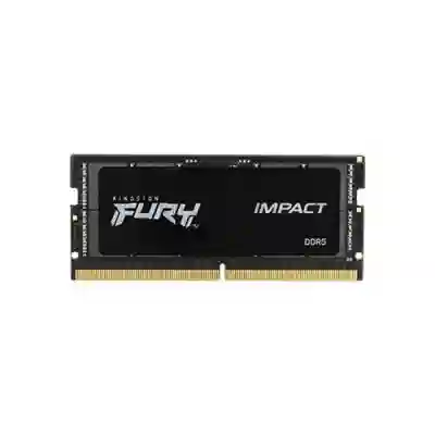 Kit SO-DIMM Memorie Kingston Fury Impact, 32GB, DDR5-5600MHz, CL40, Dual Channel