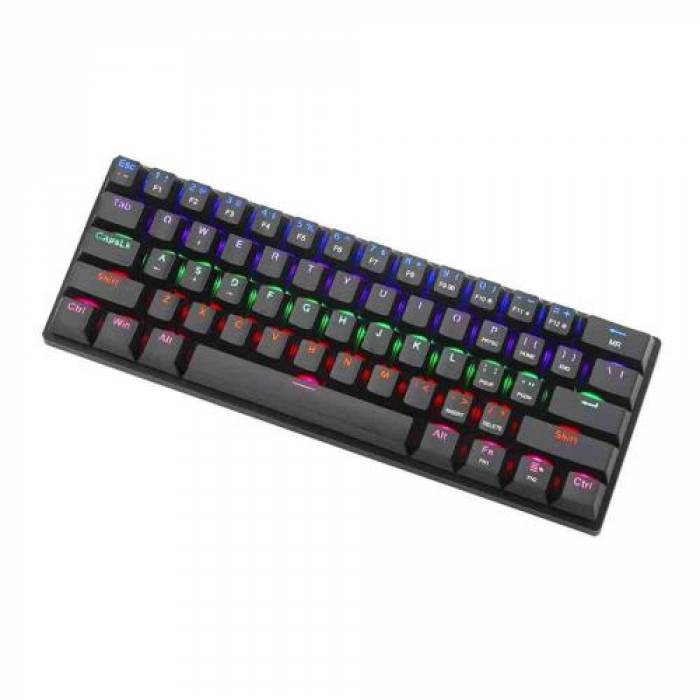 Kit T-Dagger Main Force - Tastatura, RGB LED, USB, Black + Mouse Optic, RGB LED, USB, Black